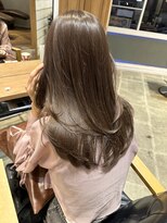 ラボヌールヘアーレーヴ 池袋店(La Bonheur hair reve)&nbsp;ブリーチなしダブルカラーまろベージュ　【臺本】