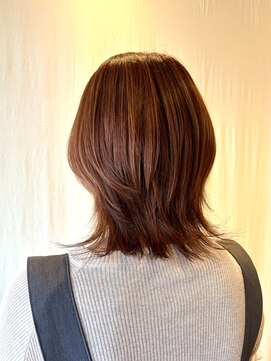 ココカラヘアー ニコ(cococara hair nico) くびれカット/ミディアムレイヤー/髪質改善/暖色