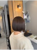 切りっぱなしボブ