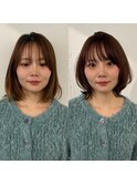 《me’lou》ミディアム×レイヤー20代30代40代50代