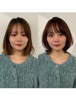 メロウ(me'lou) 《me’lou》ミディアム×レイヤー20代30代40代50代