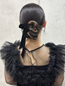 ルノン(LUNON) 暗めカラーグランマッシュデザインカラーフェイスフレーミング