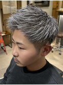 【EIGHTMEN池袋店】ショート×ホワイトシルバー