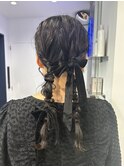 ツインあみおろし / ヘアセット