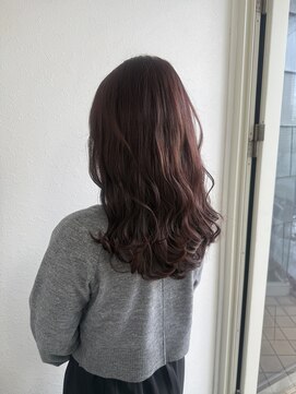 アクイール(ACCUEILLIR) ピンクパープルカラー×レイヤーカット