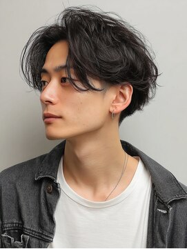 クリックプラス 小倉(Click plus) 小倉/刈り上げセンターパート/波巻きツイストスパイラル