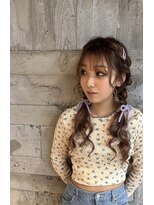 アリオン&nbsp;ゆるふわガーリーツイン編み込み