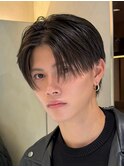 men's/メンズ曲がる縮毛矯正/ニュアンスパーマ/黒染め/原宿
