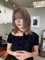 ヘアー バトン(hair vaton)&nbsp;ハッシュカット　ミルクティーベージュ