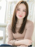 *mod's姪浜*…センターパートのワンカールナチュラルストレートc
