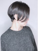 モリオフロムロンドン 原宿本店(morio from London)&nbsp;【morio 原宿】黒髪　前下がりショートボブ　前髪なし