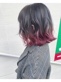 camon.      gray×pink gradation