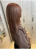 《GRANDLINE松本》ピンクベージュ、ヘルシーロング