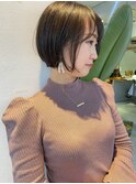 ・丸みショート大人ショート黒髪ショート大人メルティカラー