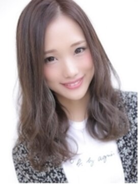 アグ ヘアー エマ 二日市店(Agu hair emma) グレージュ×カールミディ