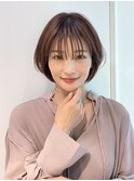 大人ショート◇30代40代/ひし形ショートボブ/小顔ショート/銀座