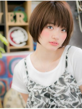 カバーヘア ブリス 大宮西口(COVER HAIR bliss) 健康的な可愛さ！前下がりマッシュショートc5大宮20代30代40代
