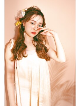 ヘアメイクアンドセットサロン リッコ(Hair make&set salon Ricco) 愛されゆるふわハーフアップRicco梅田