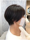 襟足の収まり抜群♪韓国風顔まわり大人ショート20代30代40代50代