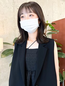 ノエ(noe) 鎖骨ミディアム×髪質改善カラー