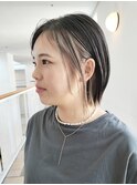 パツッと切りっぱなしボブ/ショートカット/切りっぱなしボブ