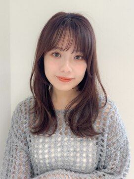 フィーユ(feey) 【ナチュラル大人セミロング】武蔵新城　髪質改善　白髪ぼかし