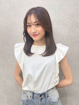 ケーツー エム 京都ラクエ(k-two emu) 内巻き*レイヤーカット*ミディアムレイヤー*20代30代40代