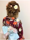 浴衣着付けとヘアアレンジ