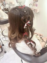 クランリリー 東梅田店(clan lily)&nbsp;ハートの編みたらし/梅田ヘアセット
