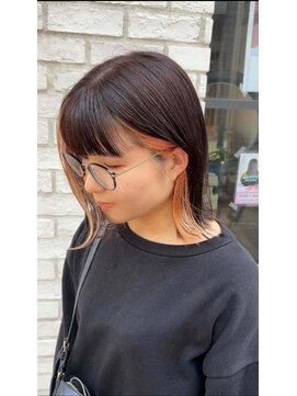 ロディーナ 大口 新子安(rodina) 大人可愛いインナーカラー