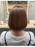 透明感【髪質改善】20代30代40代内巻き艶感ショートボブ小顔