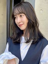 シックス(SIX) NAO 透明感カラー/オリーブ/アッシュカラー/大人ボブ/表参道渋谷