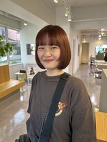 ミュークバイスニップ(Mjuk by Snip) red brown bob