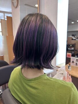 イグレック 庄内本店(igrek) アンブレラカラー×くびれボブ