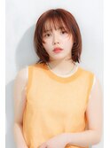 暖色カラー×レイヤースタイル