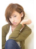 ワンサイドショート/ボブ/ブランジュ/ダブルバンク 表参道/青山