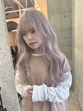 ラニヘアサロン(lani hair salon) ホワイトミルクティー/ベージュ/ハイトーン/ブリーチ/レイヤー
