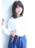 20代30代40代50代斜めバンググレージュカラーシルキーベージュ