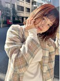 【SOIE】暖色オン眉ボブ