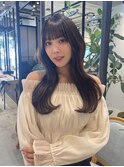 韓国風くびれヘア 透明感ダークアッシュ　20代30代40代◎