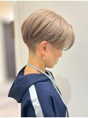 似合わせショート/フェザーショート/細めハイライト