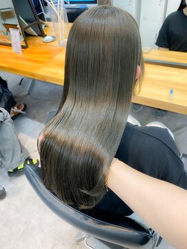 ヴェルダ 池袋店(verda) オリーブグレージュ/池袋/ブリーチなしダブルカラー