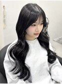 韓国レイヤーカット/ブリーチ/レイヤーカット/ハッシュカット