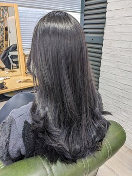 パラッチ 甲東園店(Palacchi) ブルーブラックグラデーション×アプトグロス大人可愛い20代30代