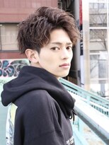 ルーシー 渋谷(LUCEY) ツイストスパイラルパーマ波巻きパーマシャドウパーマメンズ