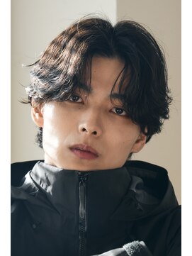 フィフス トウキョウ (fifth TOKYO) 渋谷フェザーパーマメンズマッシュウルフセンターパートカット