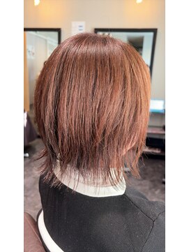 エーメイド(A made) ボブ×外ハネ×くびれ×明るい白髪染め
