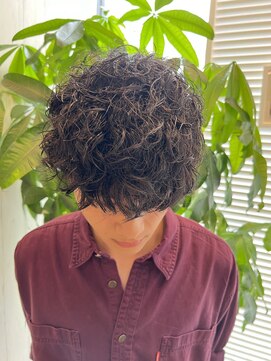 フィッティ 横須賀中央店(fiti) 波巻きスパイラルパーマ 刈り上げマッシュ 横須賀中央 メンズ