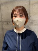 ミニウルフレイヤーカット顔周りカット前髪カット韓国ボブ/大宮