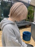 【川原拓也】ホワイトミルクティーボブ